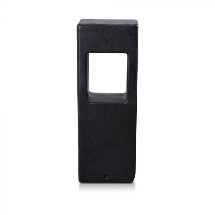 Lampa Led Stalpisor 12W pentru Gazon din Beton Corp Gri Inchis Alb Cald [2]
