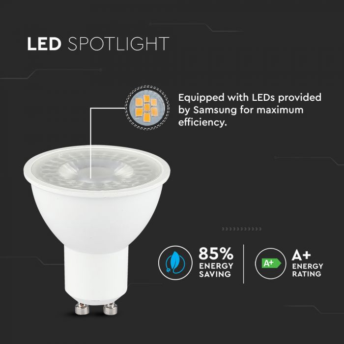 Bec LED Spot  Cip SAMSUNG 8W GU10 - Alb Cald/Alb Natural/Alb Rece [2]