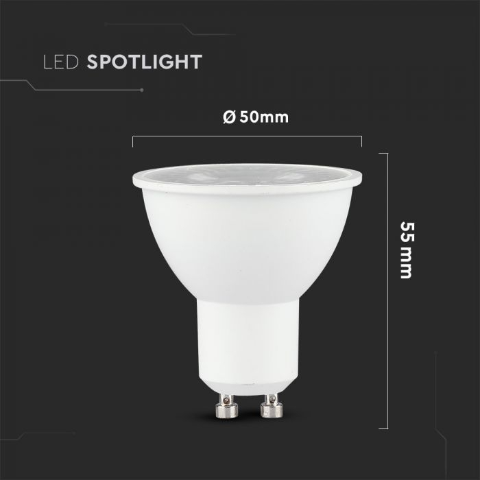 Bec LED Spot  Cip SAMSUNG 8W GU10 - Alb Cald/Alb Natural/Alb Rece [4]