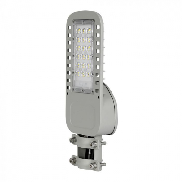 Lampa Stradala LED Slim 100W 120lm/W Cip Samsung Corp Gri Alb Natural - 5 Ani Garantie [10]