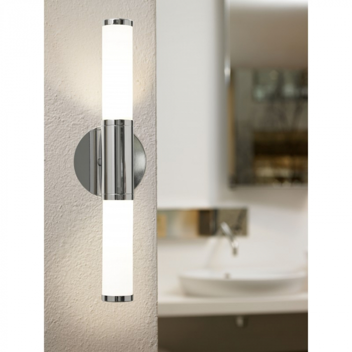 Aplica baie EGLO PALMERA 87219, E14 2X40W IP44, Crom, alb [3]