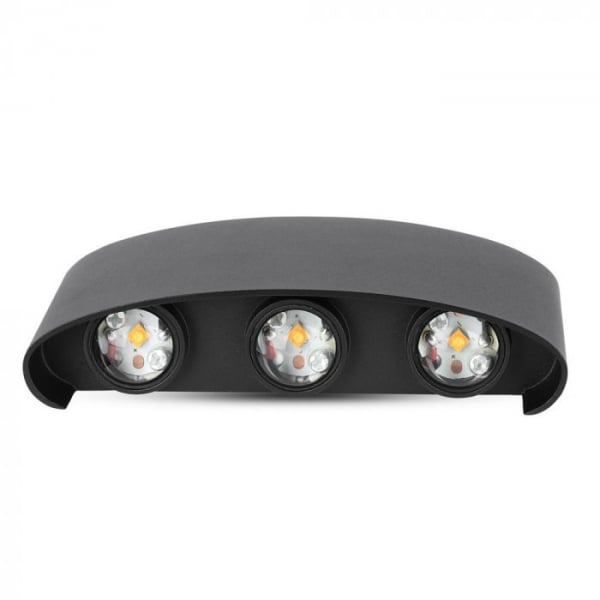 Aplica LED Neagra 6W Iluminare Sus si Jos Alb Cald / Alb Natural [7]