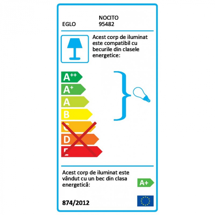 Aplica spot EGLO NOCITO , GU10 1X3.3W Ø110mm, Negru, auriu [2]