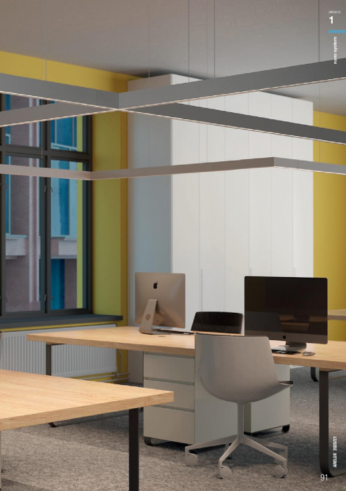 Corp de Iluminat cu LED Liniar XUno system LED 220-240V AC 50W 120cm Alb Neutru UNS03NW SWH [5]