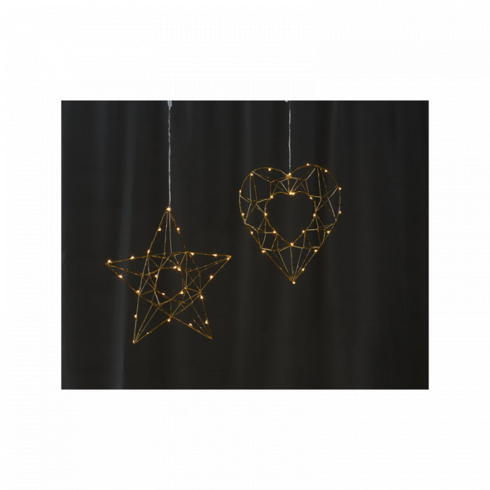 Decoratiune luminoasa inima EDGE 690-90, LED 25x0.03W [2]