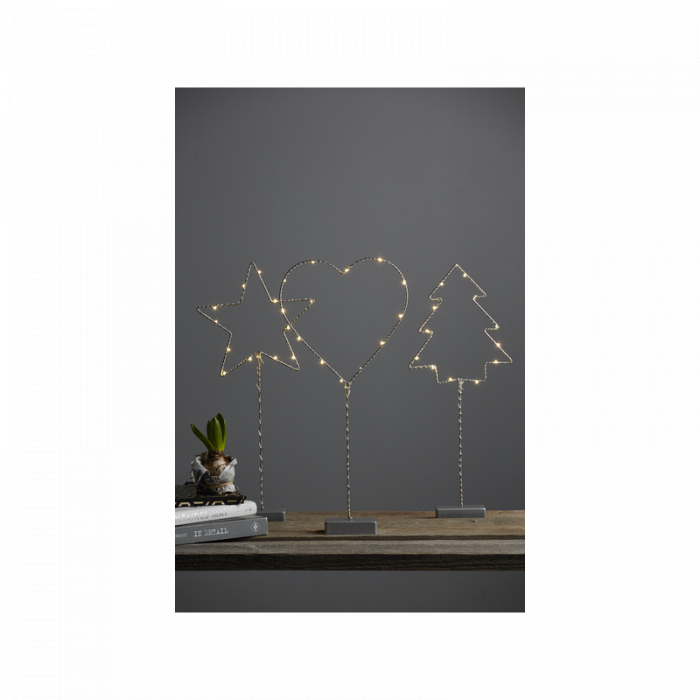 Decoratiune luminoasa inima WIRY 700-33, LED 12x0.06W [2]