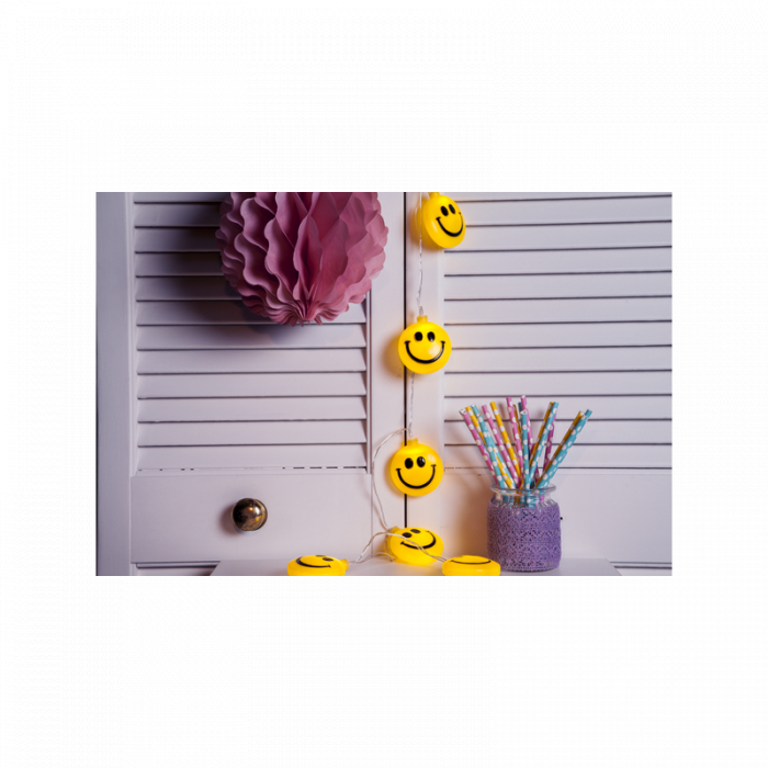 Ghirlanda luminoasa SMILEY Face 728-93, LED 8x0.06W, 1050mm [2]