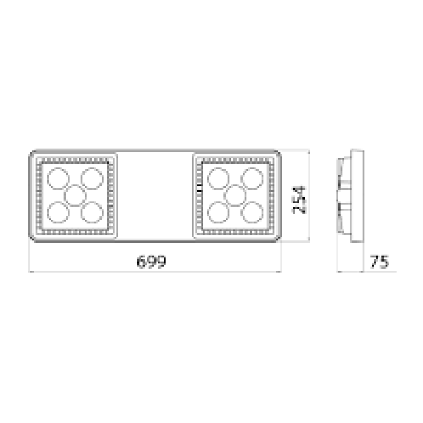 Proiector LED ANTIEX GEWISS 138W Alb Natural [2]