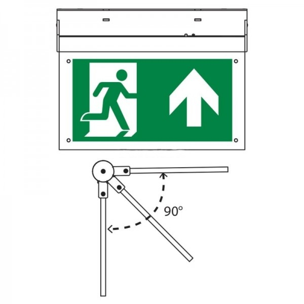 Lampa Led de Urgenta tip Exit 2W chip Samsung 5 ani Garantie [2]