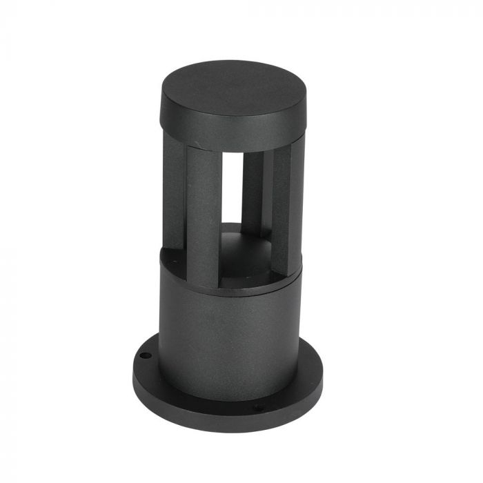 Lampa LED Stalpisor 10W Corp Gri 25cm Inaltime Alb Natural [6]