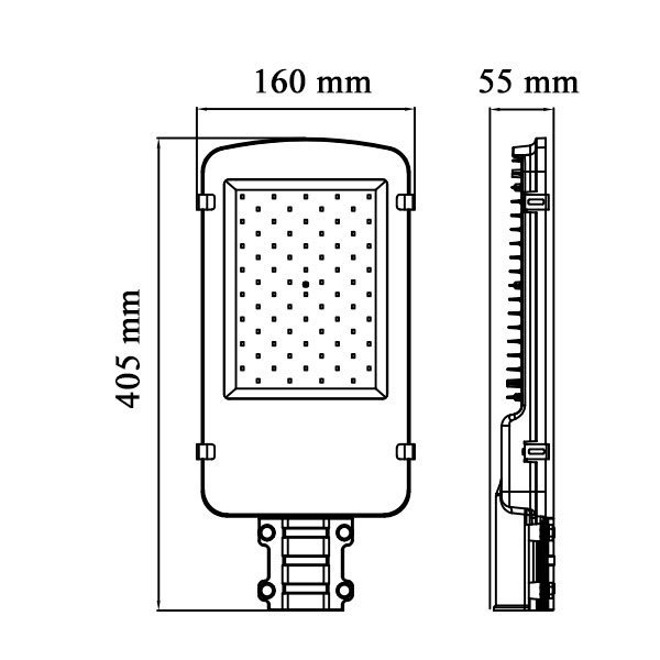 Lampa LED Stradala 20W 100lm/W IP65 2000lm lumina rece [2]