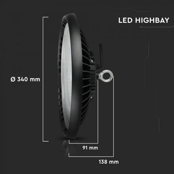 Lampă industrială LED 150W  Chip SAMSUNG 120 grade rece 5 ani garantie [4]