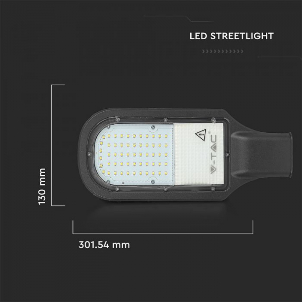 Lampă Stradală LED Chip SAMSUNG 3 Ani Garanție 30W 6400K [4]