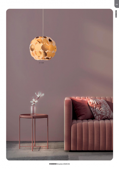 Pendul Redo Odeon, auriu, 1XE27, 01-1508 [3]