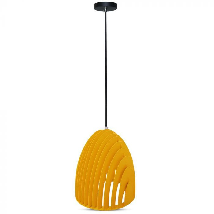 Pendul Design Suspendat Conic Prisma Galben- E 27 5 Ani Garantie [6]
