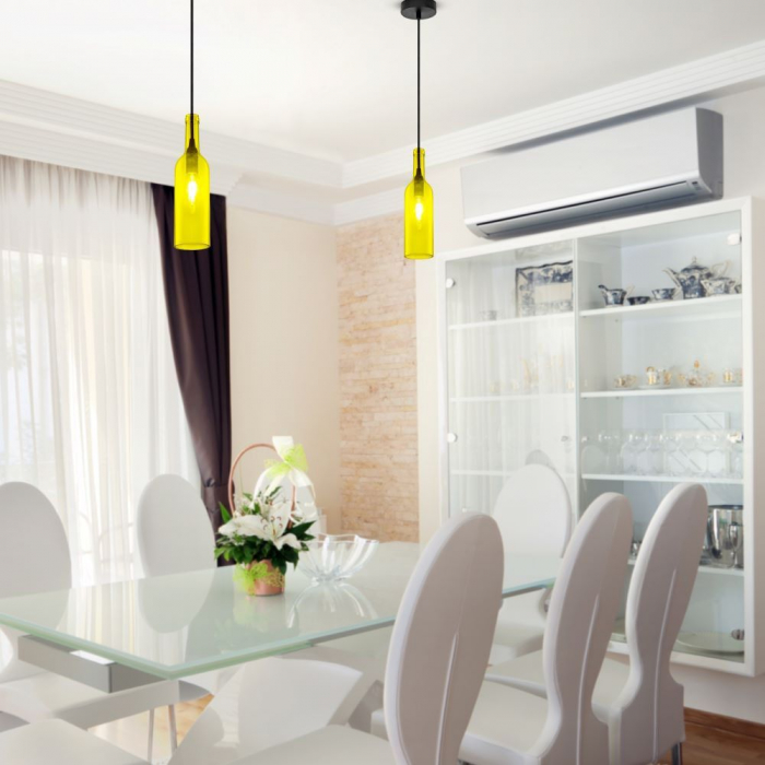 Pendul LED tip Sticla E14 Galben 5 Ani Garantie [4]