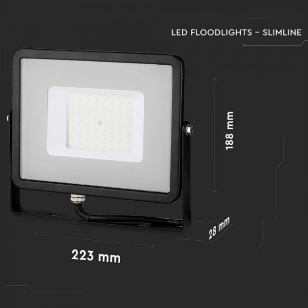 Proiector LED 100W corp negru SMD Chip Samsung 120 lm/W [3]