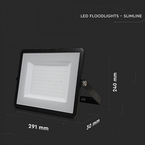 Proiector LED 100W Negru SMD Chip Samsung Alb Cald/Alb Neutru/Alb Rece 5 ani Garantie [3]