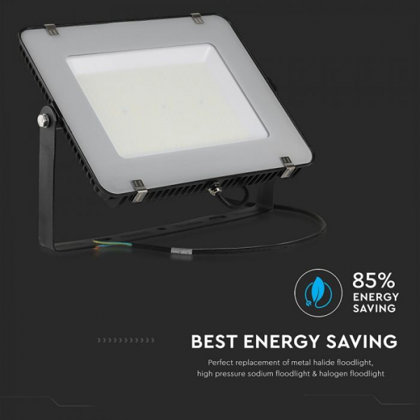 Proiector LED 200W Slim Chip SAMSUNG Corp Negru lumina rece [6]