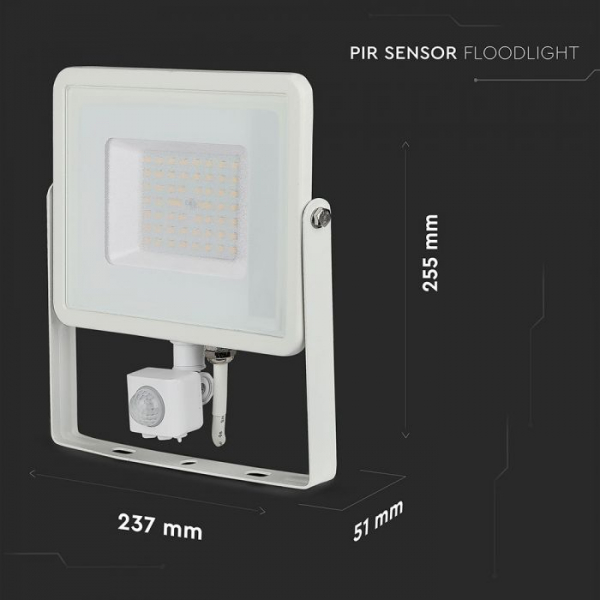Proiector LED 50W cu senzor crepuscular si de prezenta , cip SAMSUNG 5 ani garantie [4]