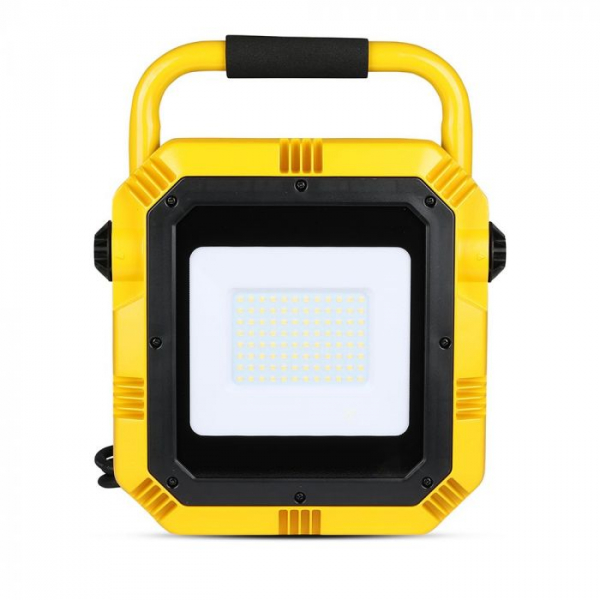 Proiector LED 50W portabil cu fir Cip SAMSUNG 6400K IP65 5 ani garantie [9]