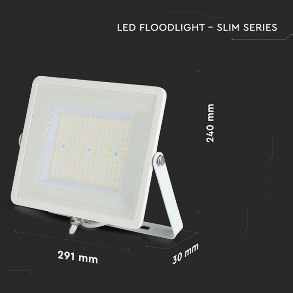 Proiector LED SMD 100W SLIM Cip SAMSUNG Corp Alb 120lm/W [4]