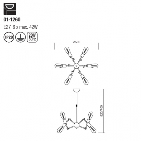 Lustra Redo Spider 01-1260 [2]