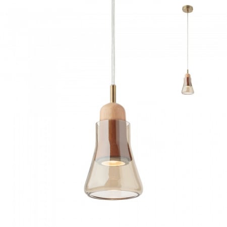 Candelabre, Lustre și Pendule LED - Pendul Redo Upper, alama antica, 1XGU10