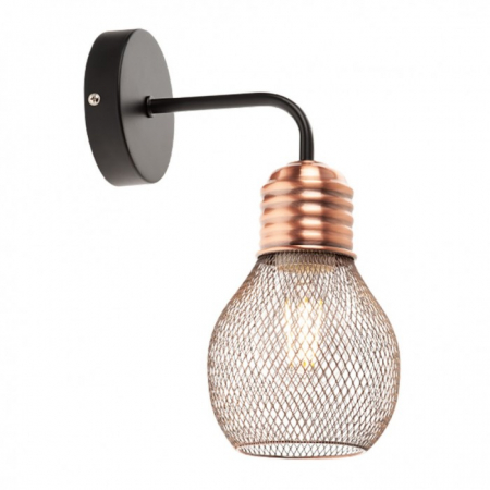 Aplice si Plafoniere LED - Aplica Redo Edison, negru, cupru 01-1575