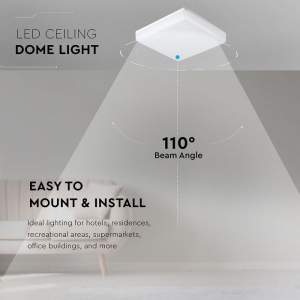 Plafoniera LED Alba 15W Corp Patrat Alb Rece [1]
