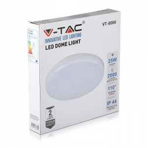 Plafoniera LED Alba 25W Corp Rotund Protectie Umezeala Alb Cald/Alb Natural [2]