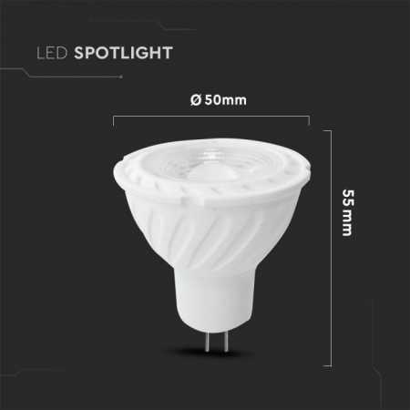 Bec LED Spot  Cip SAMSUNG 6.5W GU10 - Alb Cald/Alb Natural/Alb Rece [4]