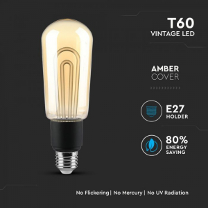 Bec LED Filament 5W E27 T60 Aspect Vintage SMD 2200K [1]