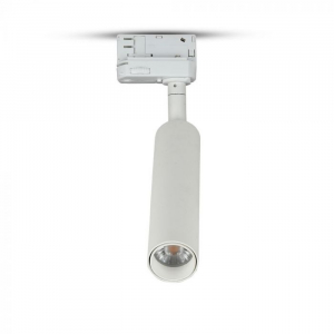 Proiectoare LED pe șină - Proiector LED 15W Pe Sina Corp Alb IP20 Chip Samsung Alb Neutru- 5 ani Garantie