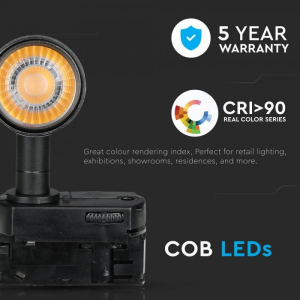 Proiector LED 20W Pe Sina Corp Negru IP20 Chip Samsung Alb Neutru- 5 Ani Garantie [4]