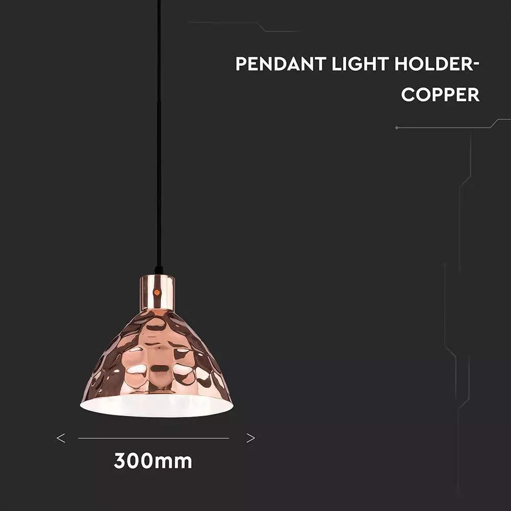 Pendul Suspendat E27 Cupru Ф300mm 5 Ani Garantie [1]