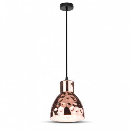 Candelabre, Lustre și Pendule LED - Pendul Suspendat E27 Cupru Ф 150mm 5 Ani Garantie