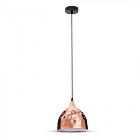 Candelabre, Lustre și Pendule LED - Pendul Suspendat E27 Cupru Ф 230mm 5 Ani Garantie