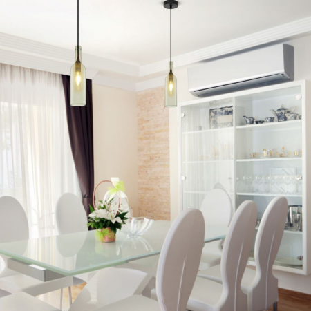 Pendul LED tip Sticla transparent E14 5 Ani Garantie [3]