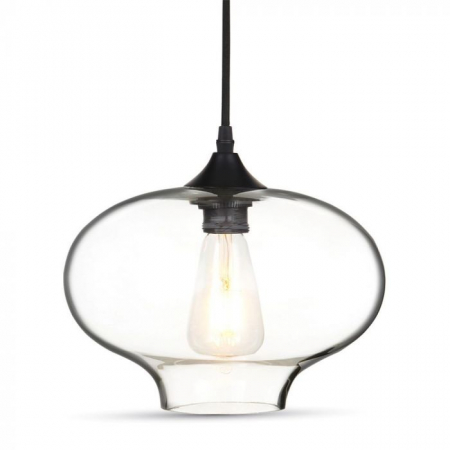 Pendul suspendat E27 Glob Sticla Transparent 5 Ani Garantie [5]