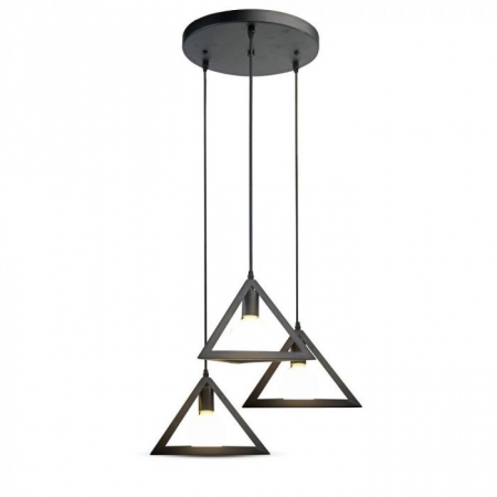 Pendul Suspendat E27 Metal Trio Geometric 5 Ani Garantie [5]