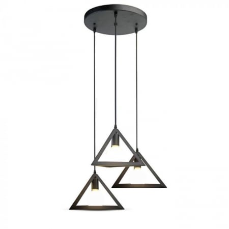 Interior - Pendul Suspendat E27 Metal Trio Geometric 5 Ani Garantie