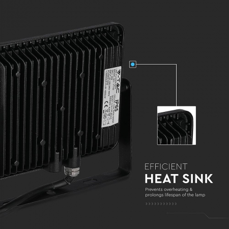 Proiector LED Negru 50W Chip Samsung Alb Rece 408 [3]