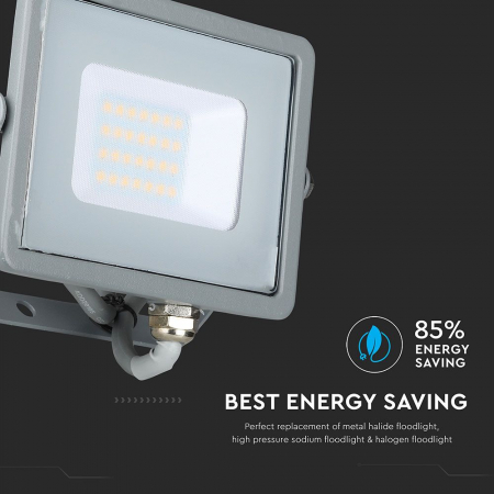 Proiector LED Gri 20W Chip Samsung Alb Neutru 445 [4]