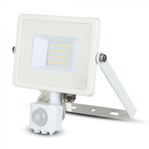 Proiector LED 20W cu senzor crepuscular si de prezenta , cip SAMSUNG 5 ani garantie [0]