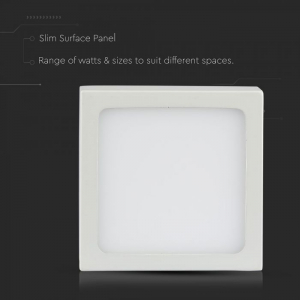Panou LED Premium aparent 18W patrat Alb cald montaj Aplicat [1]