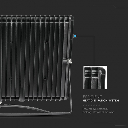 Proiector LED Negru 100W Chip Samsung Alb Rece 5966 [5]
