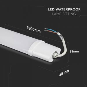 Lampă LED IP65 liniara 1500 mm 48W Alb rece [2]