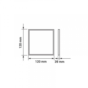 Aplica LED Alba Patrata 6W Alb Cald/Alb Natural/Alb Rece [1]