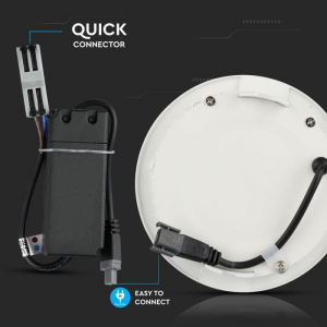 Panou LED 12W Premium Cip SAMSUNG Rotund Alb natural- 5 ani garantie montaj Incastrat [5]